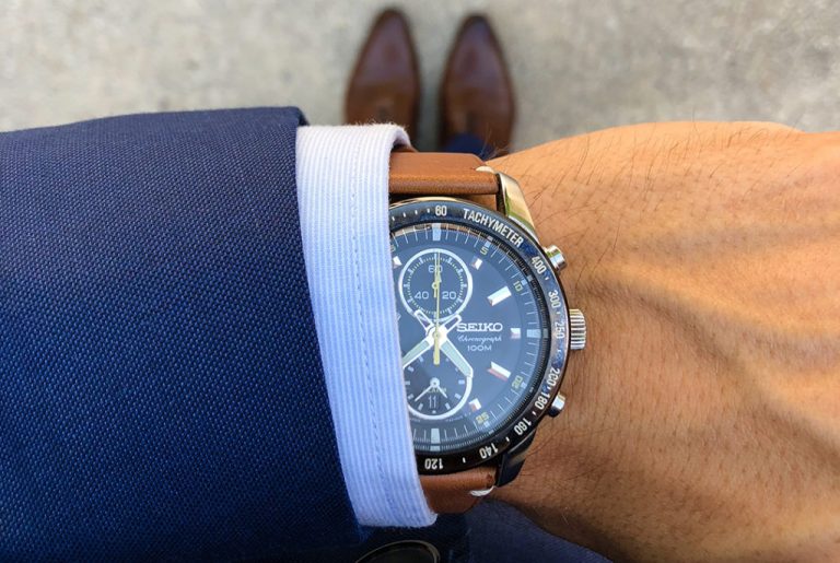 seiko chronograph main gauche